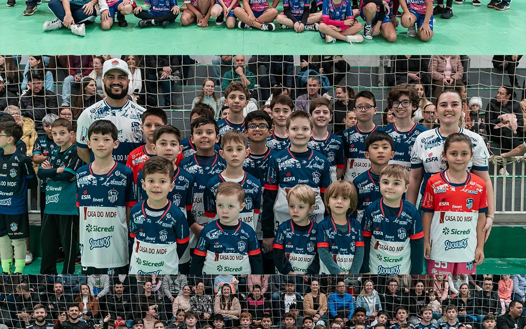 Futsal São Lourenço realiza entrega oficial de uniformes para cerca de 300 crianças e adolescentes das categorias de base