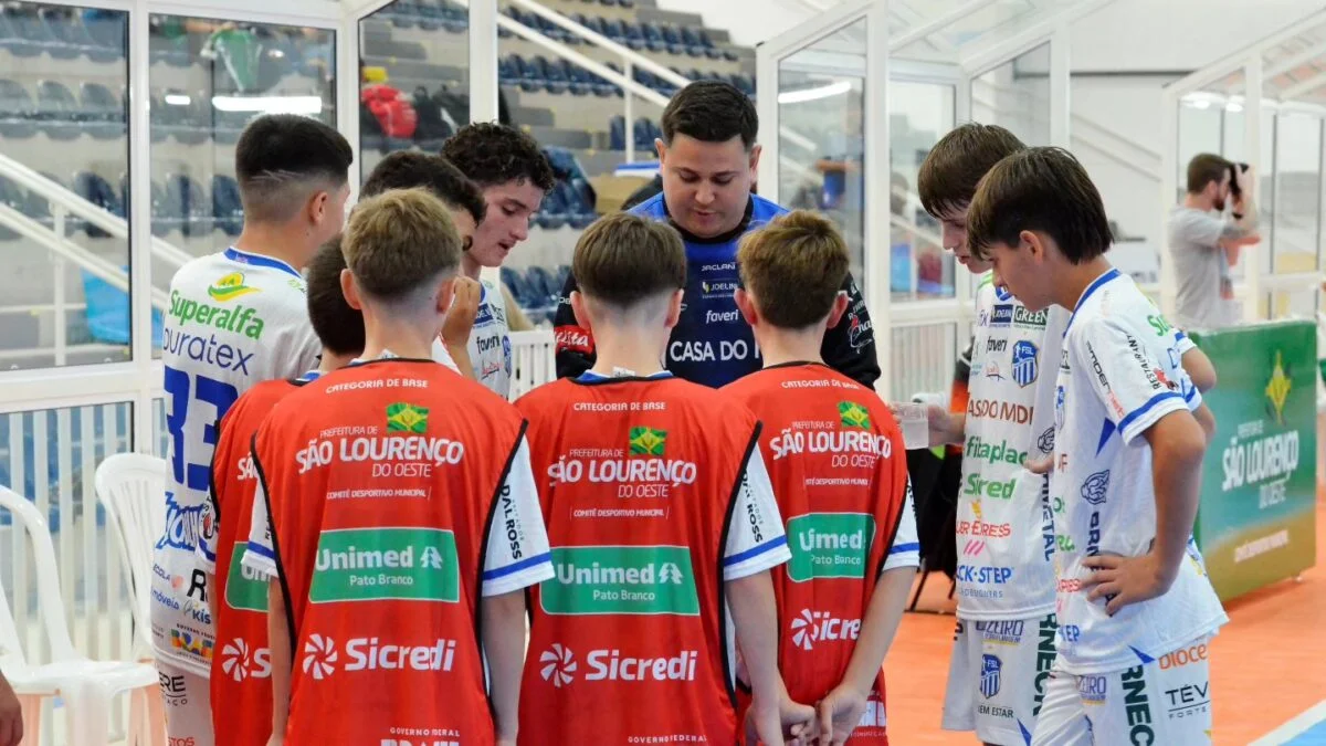 Futsal São Lourenço promove seletivas para categorias de base neste sábado; inscrições seguem até o dia 23