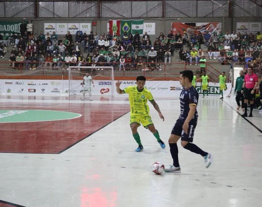 Futsal São Lourenço vence a Chapecoense fora de casa e assume a vice liderança do Catarinense