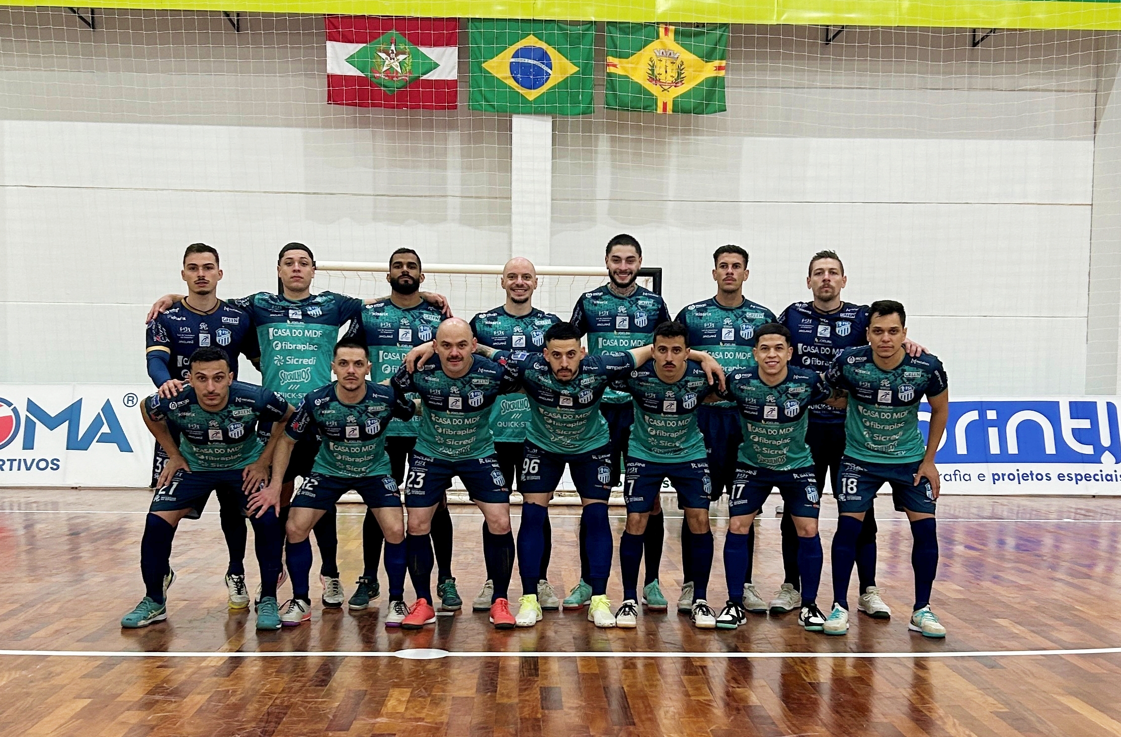 Futsal São Lourenço estreia na etapa regional Oeste do JASC em busca de mais um título